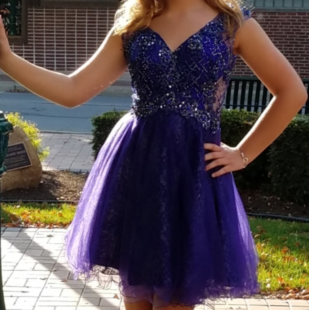 Blue/Purple Homecoming/Prom Dress